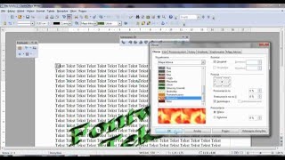 Fontwork czyli alternatywa WordArt w OpenOffice Writer [upl. by Acie]