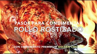 Rosticeria Condimento para Pollo Rostizado  condimentar pollo [upl. by Alraep]