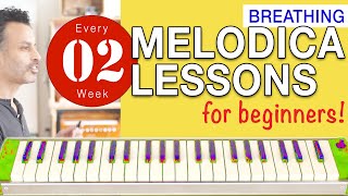 Melodica Lessons for Beginners 02 Breathing [upl. by Alidus]