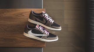 Travis Scott x Air Jordan 1 Low OG SP quotDark Mochaquot Review amp OnFeet [upl. by Gnal126]