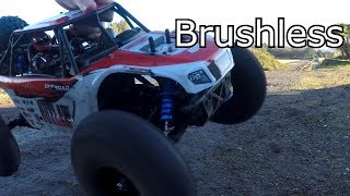 FTX Outlaw Brushed to Brushless upgrade GoolRC waterproof system [upl. by Ruthann]