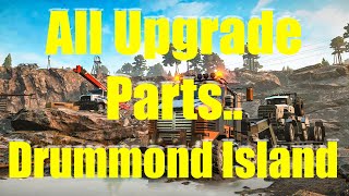 Snow Runner  All Upgrades in Dummond Island  Fuel Station  Michigan [upl. by Nahte]