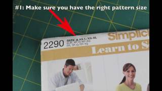 Beginner Sewing Series Part 1 Simplicity Pattern 2290 [upl. by Atsev]