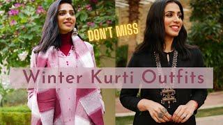 How to style Kurti in Winters dont miss this [upl. by Amron642]