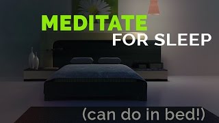 Meditate for Sleep Deep Breathing amp Relaxation Techniques [upl. by Chance]