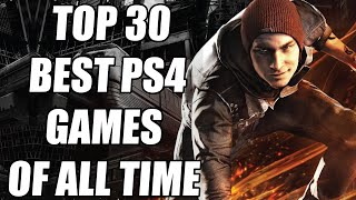 Top 30 BEST PS4 Exclusive Games of All Time [upl. by Kcam696]