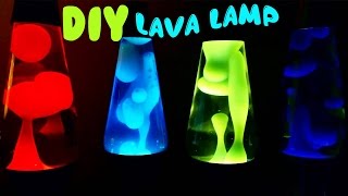 How to Make Lava Lamp Easy Step By Step DIY Tutorial Science Experiments [upl. by Wendolyn]