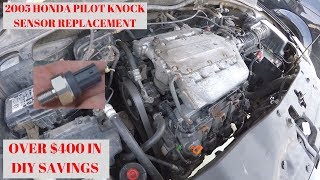 2005 Honda Pilot Knock Sensor Replacement [upl. by Rezeile]