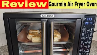 Gourmia Digital French Door Air Fryer Oven Review [upl. by Kevon]