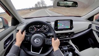 2021 Nissan Rogue SL FWD  POV Review [upl. by Henrietta]