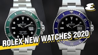 2020勞力士新錶睇真身！Rolex Submariner全新綠圈、藍圈及黑圈開箱！｜Watch｜Esquire HK [upl. by Libby]