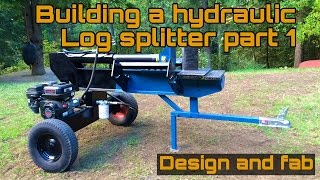 Homemade Log splitter part 1 [upl. by Weig]