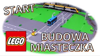 PLAN i FUNDAMENTY 🏠  BUDOWA LEGO MIASTECZKA 1 [upl. by Einwat]