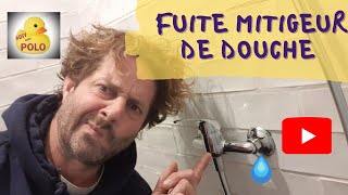 Fuite deau sur mitigeur de douche [upl. by Irehs]