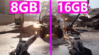 COD WARZONE 8GB vs 16GB RAM Performance Comparison [upl. by Pittman]