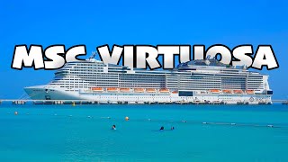 MSC VIRTUOSA Cruise Ship Tour 4K [upl. by Airoled250]