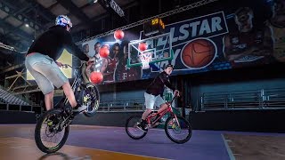 Epic Basketball Trickshots on a Bike SickSeries41 [upl. by Stacia]