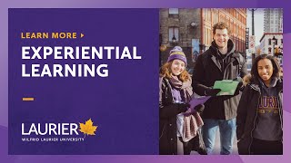 Experiential Learning at Laurier [upl. by Kcirddec887]