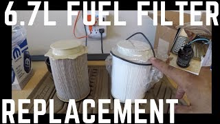 Ram 67L Cummins BOTH Fuel Filter Replacement HOWTO [upl. by Adian955]