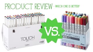 TOUCH VS COPIC Brush Tip  Which One is Better [upl. by Dennet289]