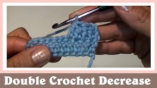 Crochet for Beginners Double Crochet Decrease [upl. by Brand]