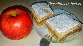 Gedeckter Apfelkuchen RezeptApple Pie with Shortcrust Pastry [upl. by Rauscher172]