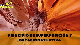 Principio de superposición y datación relativa [upl. by Aneert]