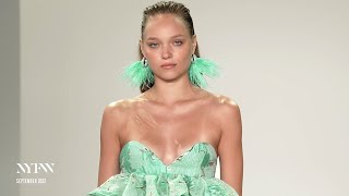 Badgley Mischka September 2022 Runway at NYFW The Shows [upl. by Necila598]