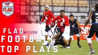 Flag Football Top Plays Michael Vick Ochocinco Nate Robinson and More  NFL [upl. by Ailla567]