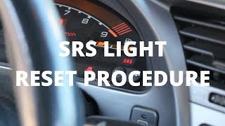 SRS Light Reset Procedure  Honda S2000 [upl. by Harifaz]