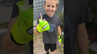 Kids Goalie Glove Reviews [upl. by Aitnauq413]