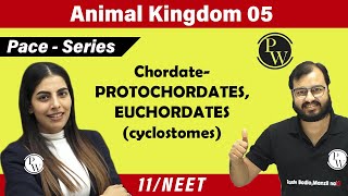 Animal Kingdom 05  Chordate  PROTOCHORDATES  EUCHORDATES cyclostomes  11  NEET  PACE SERIES [upl. by Dnaletak]