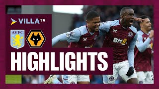 HIGHLIGHTS  Aston Villa 20 Wolves [upl. by Yblehs]