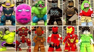 LEGO Marvel Super Heroes 2  All DLC Characters [upl. by Nostets581]