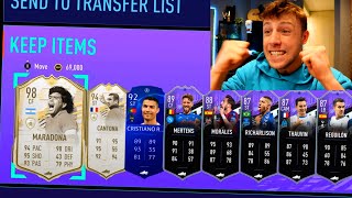 MY GREATEST PRIME ICON IN A PACK EVER  FIFA 21 PACK OPENING [upl. by Akinak30]