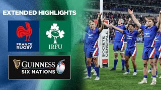 France v Ireland  Extended Highlights  2022 Guinness Six Nations [upl. by Atima]