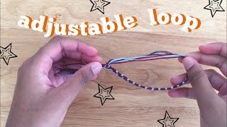 ADJUSTABLE BRACELET TUTORIAL [upl. by Namzaj507]