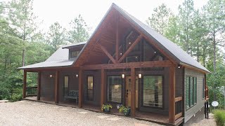 Rustic Beautiful Luna Ridge Lake Life Cabins Perfect Getaway for Couples and Small Families [upl. by Ferris183]