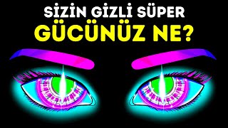 Gizli Süper Gücünüz Ne  Kişilik Testi [upl. by Carn]