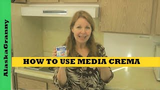 How To Use Media Crema Canned Cream Make Buttermilk Sour Cream Dip Butter [upl. by Rebmyk]