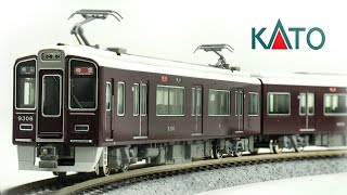 Kato Nscale Hankyu Railway Series 9300 4Cars Electric Model Train Set Unboxing amp Review [upl. by Dlarrej]