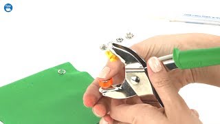 How to use Dritz Snap Fastener Pliers [upl. by Addison86]