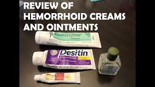 REVIEW OF hemorrhoid ointments and creams [upl. by Koslo585]