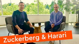 Mark Zuckerberg amp Yuval Noah Harari in Conversation [upl. by Kakalina321]