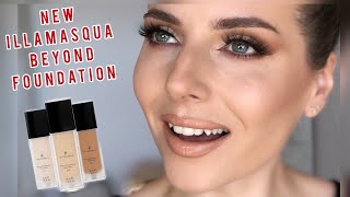 NEW ILLAMASQUA BEYOND FOUNDATION  REVIEW [upl. by Akihdar553]