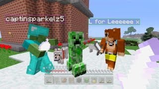 Minecraft Xbox  The Friendly Creeper 53 [upl. by Narret]