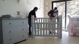 Cot to toddler bed conversion [upl. by Wendel]