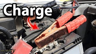 How to Charge a Car Battery [upl. by Lebiram]