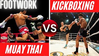 Muay Thai vs Kickboxing Stance amp Footwork  For Beginners [upl. by Stein]