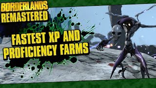 Borderlands Remastered  Fastest XP And Weapon Proficiency Farms [upl. by Lowrie]